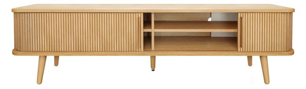 Mobile TV di colore naturale con effetto rovere 178x50x40 cm Rove – Woodman