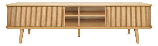 Mobile TV di colore naturale con effetto rovere 178x50x40 cm Rove – Woodman