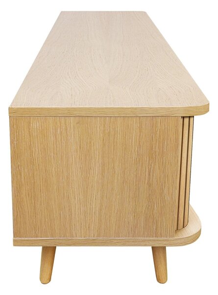 Mobile TV di colore naturale con effetto rovere 178x50x40 cm Rove – Woodman
