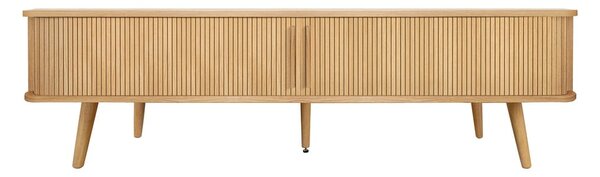 Mobile TV di colore naturale con effetto rovere 178x50x40 cm Rove – Woodman