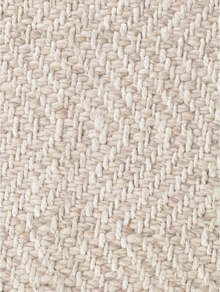 Passatoia color crema e avorio in misto lana tessuta a mano 80x200 cm Majoli – Elle Decoration