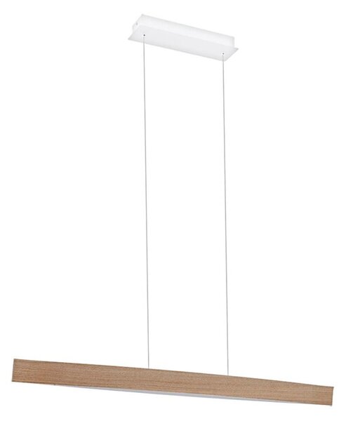 Eglo 93342 - lampada a sospensione LED FORNES LED/24W/230V rovere