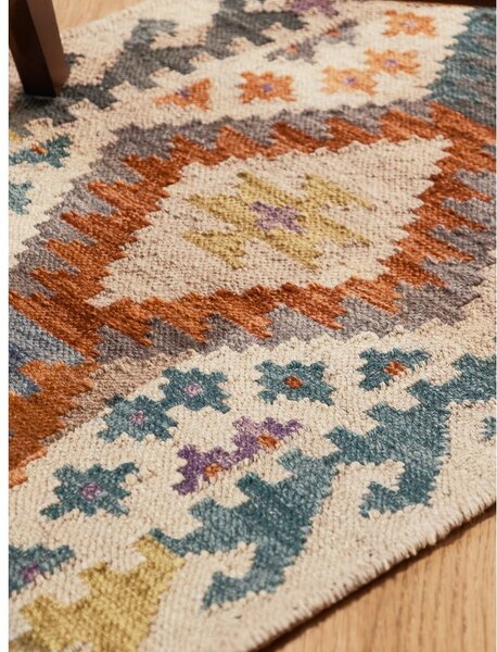 Passatoia in lana reversibile/tessuta a mano 60x190 cm Kamal Oasis – Nouristan