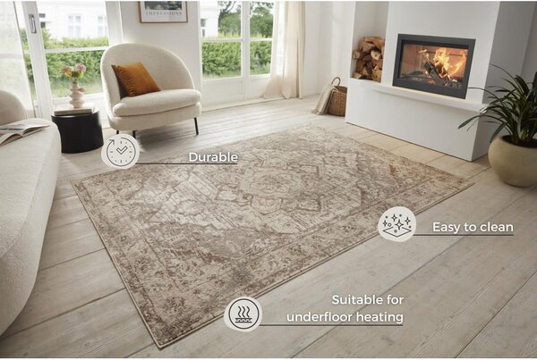 Tappeto grigio/beige 160x235 cm Terrain Designer Sand – Hanse Home