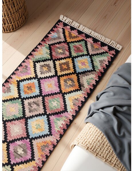 Passatoia in lana reversibile/tessuta a mano 60x190 cm Kamal Zara – Nouristan