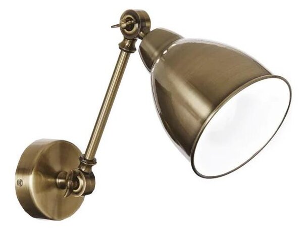 Ideal Lux - Lampada da parete NEWTON 1xE27/42W/230V bronzo