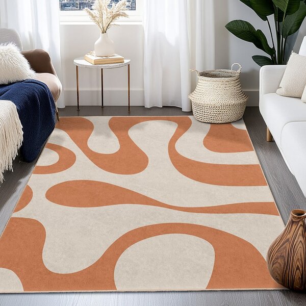 Tappeto arancione lavabile 160x230 cm Caramel Latte – Mila Home