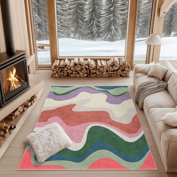 Tappeto lavabile 160x230 cm Squiggly Breeze – Mila Home