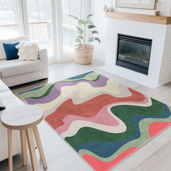 Tappeto lavabile 160x230 cm Squiggly Breeze – Mila Home