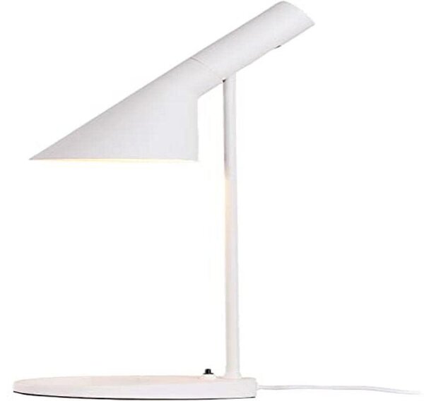 Lampada da scrivania BarcelonaLED, design moderno, metallo in stile nordico, attacco E27, tecnologia LED, colore bianco, ideale per lettura, studio, ufficio, comodino, soggiorno, camera da letto, studio