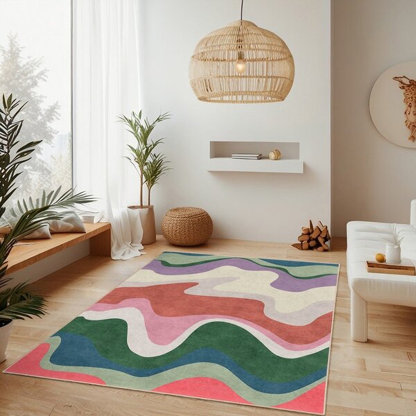 Tappeto lavabile 160x230 cm Squiggly Breeze – Mila Home