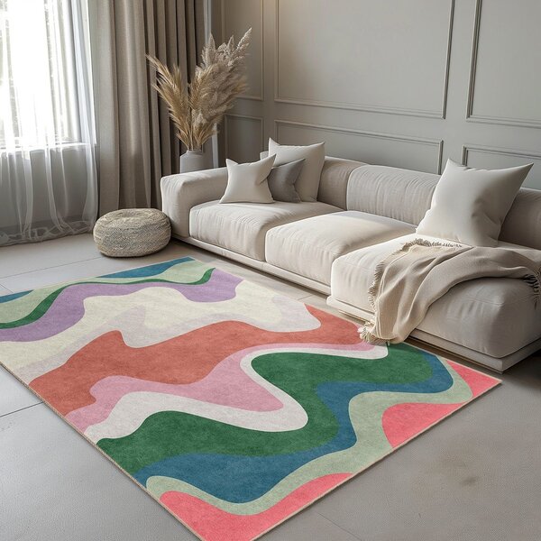 Tappeto lavabile 160x230 cm Squiggly Breeze – Mila Home