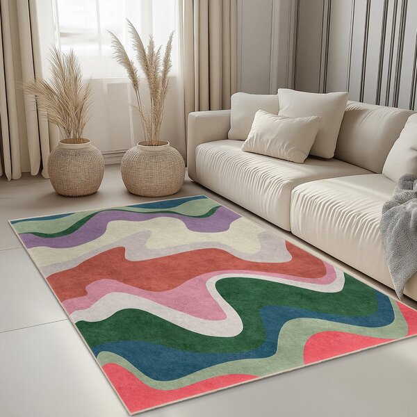 Tappeto lavabile 160x230 cm Squiggly Breeze – Mila Home