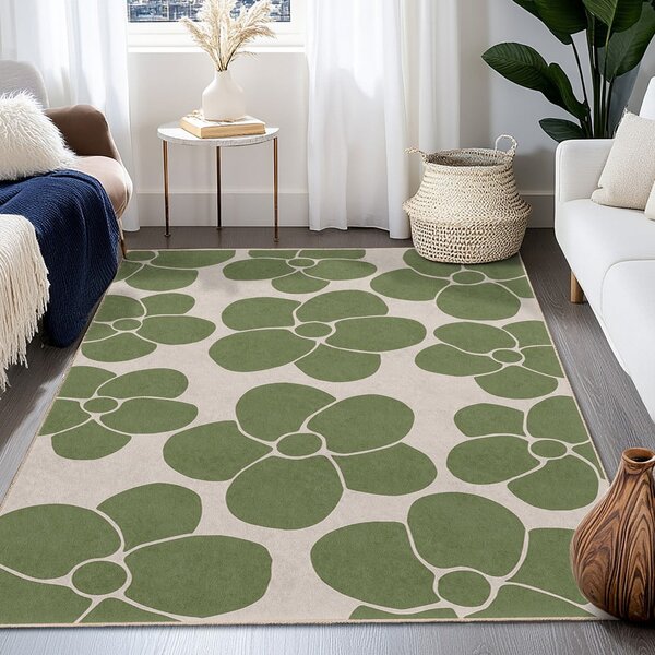 Tappeto verde lavabile 60x100 cm Green Meadow – Mila Home