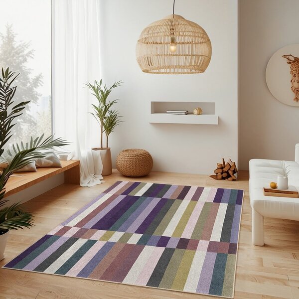 Tappeto viola lavabile 160x230 cm Purple Rain – Mila Home