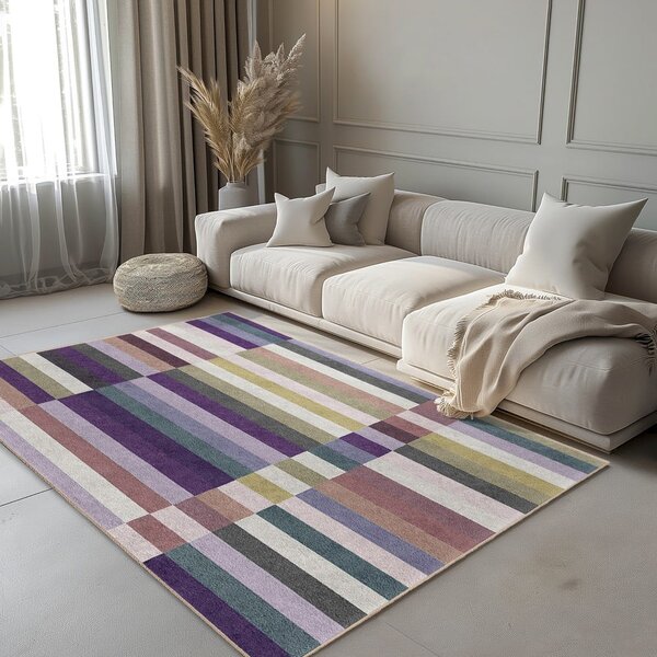 Tappeto viola lavabile 160x230 cm Purple Rain – Mila Home