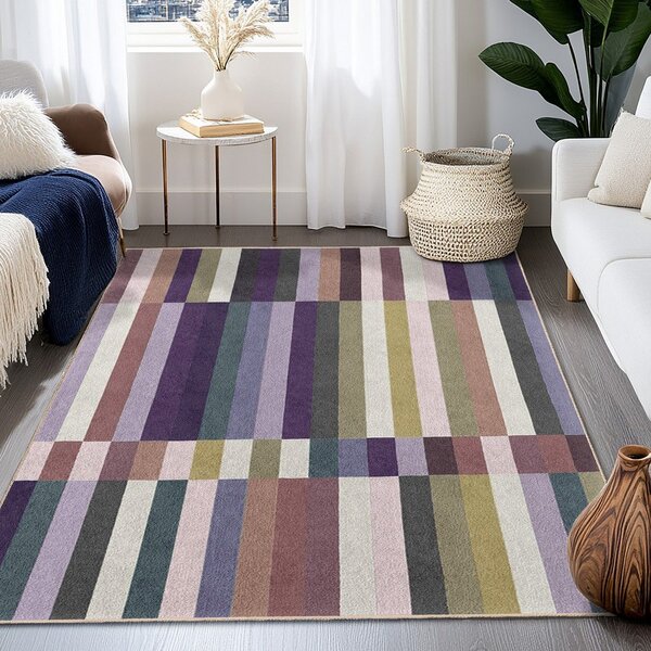Tappeto viola lavabile 160x230 cm Purple Rain – Mila Home