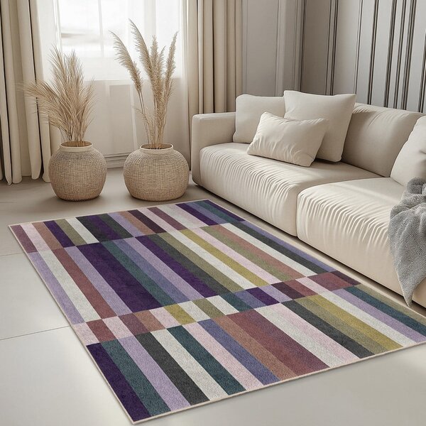 Tappeto viola lavabile 160x230 cm Purple Rain – Mila Home