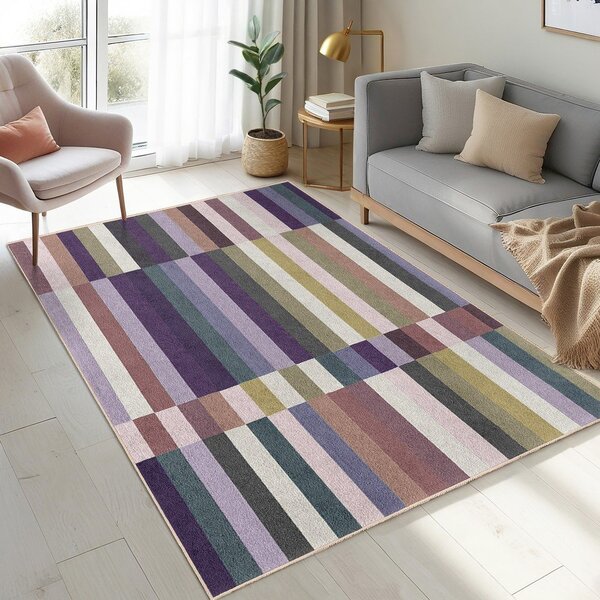 Tappeto viola lavabile 160x230 cm Purple Rain – Mila Home