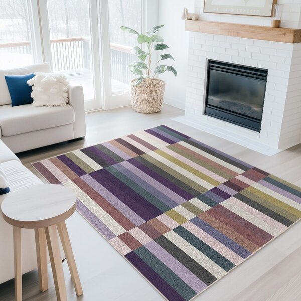 Tappeto viola lavabile 160x230 cm Purple Rain – Mila Home