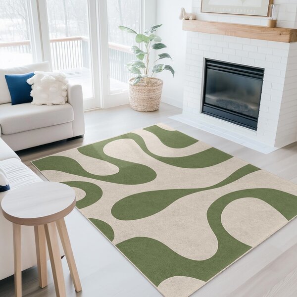 Passatoia verde lavabile 80x200 cm Matcha Latte – Mila Home