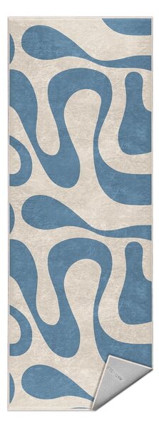 Passatoia blu lavabile 60x230 cm Blue Latte – Mila Home