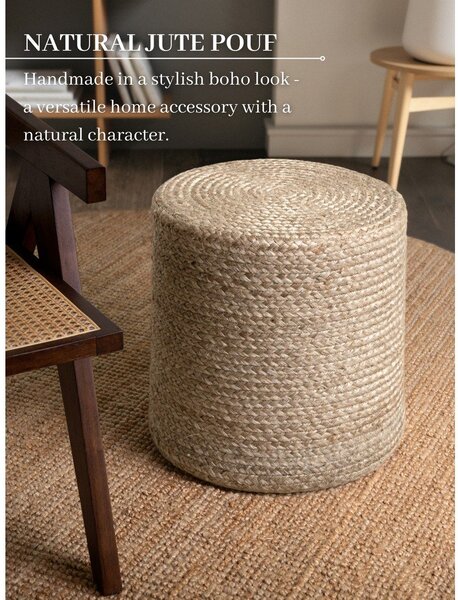 Poggiapiedi greige Jutta Greige – Hanse Home