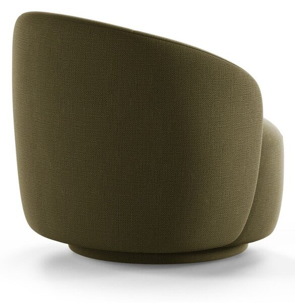 Poltrona verde girevole Letizia – Micadoni