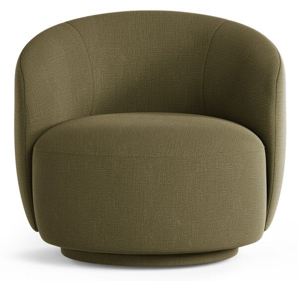 Poltrona verde girevole Letizia – Micadoni