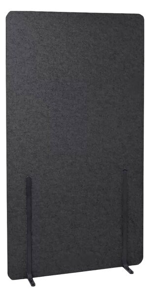 Pannello Fonoassorbente da Pavimento 100x180 cm Coppia di Piedini Neri Finitura Antracite
