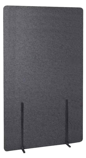 Pannello Fonoassorbente da Pavimento 120x200 cm Coppia di Piedini Neri Finitura Antracite