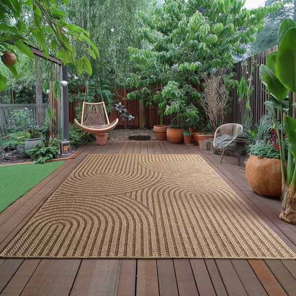 Tappeto da interno ed esterno marrone 120x170 cm Timber 1401 – Ayyildiz Carpets