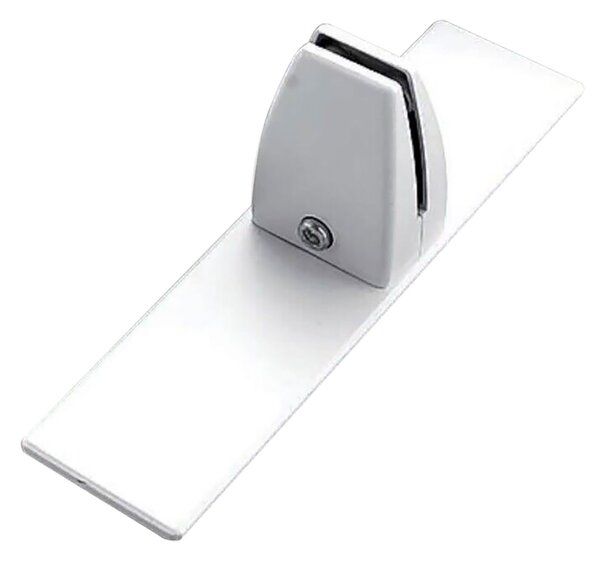 Pannello Fonoassorbente da Banco 100x45 cm Coppia di Piedini con Base D'Appoggio Finitura Antracite
