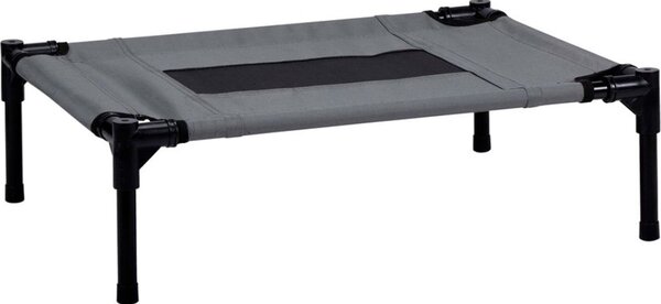 Brandina Letto Cuccia per Cani 43x55x17 cm con Borsa per Trasporto Max 20kg grigio