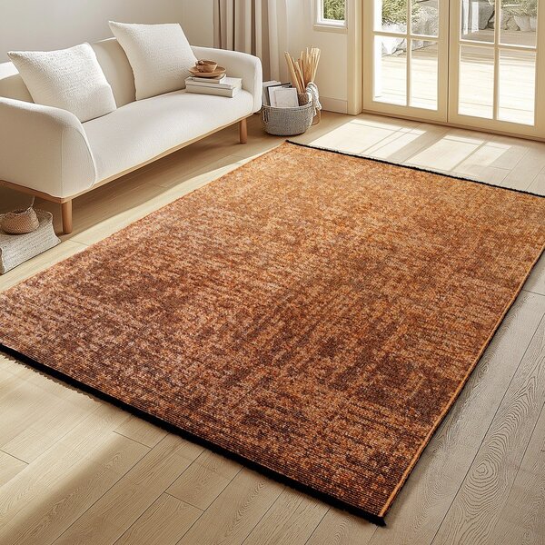 Tappeto color terracotta lavabile 160x230 cm Space 1900 – Ayyildiz Carpets