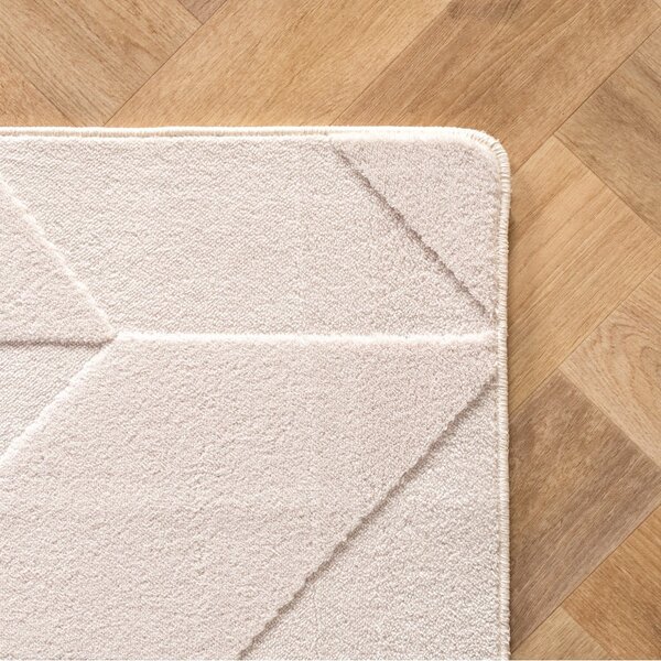 Tappeto color crema lavabile 120x170 cm Pompei 1613 – Ayyildiz Carpets