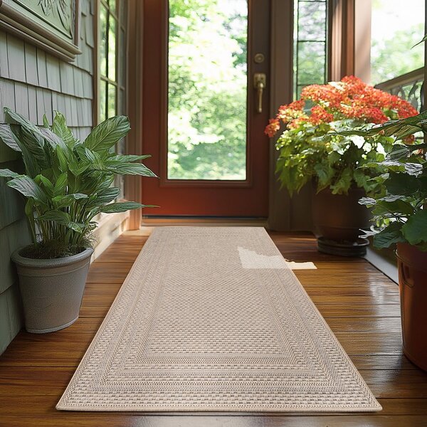 Passatoia da interno ed esterno beige 80x250 cm Desert 1304 – Ayyildiz Carpets