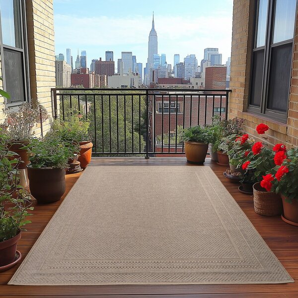 Tappeto da interno ed esterno beige 80x150 cm Desert 1304 – Ayyildiz Carpets