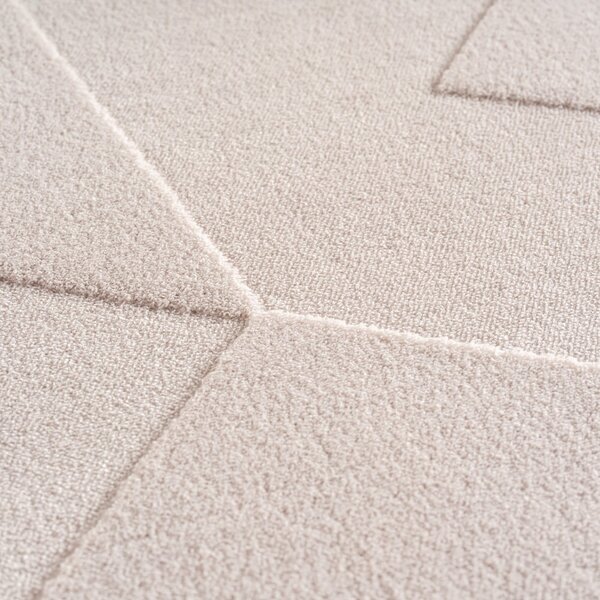 Tappeto color crema lavabile 120x170 cm Pompei 1613 – Ayyildiz Carpets