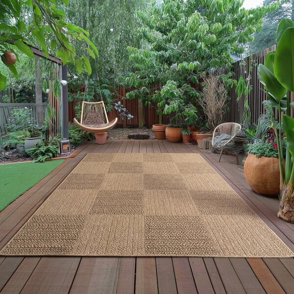 Tappeto da interno ed esterno marrone 200x290 cm Timber 1405 – Ayyildiz Carpets