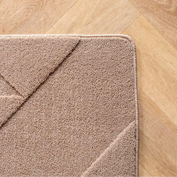 Tappeto marrone chiaro lavabile 140x200 cm Pompei 1613 – Ayyildiz Carpets