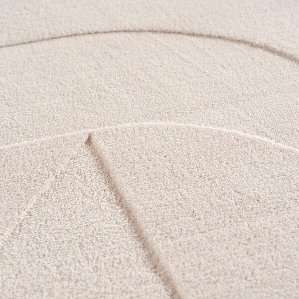 Tappeto color crema lavabile 80x150 cm Pompei 1614 – Ayyildiz Carpets
