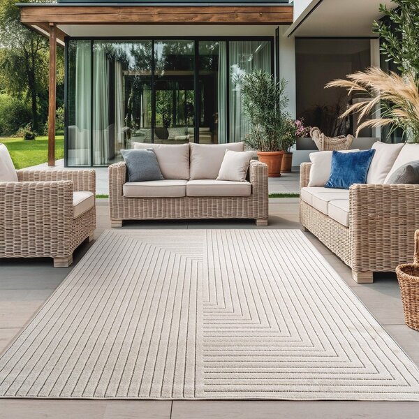 Tappeto da interno ed esterno color crema 160x230 cm Nova 1202 – Ayyildiz Carpets