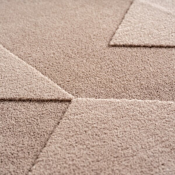 Tappeto marrone chiaro lavabile 140x200 cm Pompei 1613 – Ayyildiz Carpets