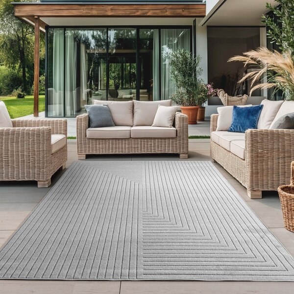Tappeto da interno ed esterno grigio 160x230 cm Nova 1202 – Ayyildiz Carpets