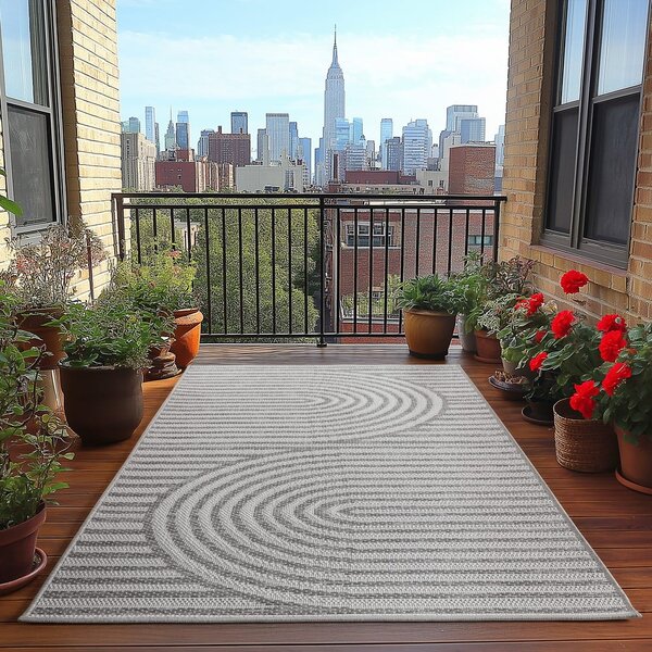 Tappeto da interno ed esterno grigio 120x170 cm Desert 1301 – Ayyildiz Carpets
