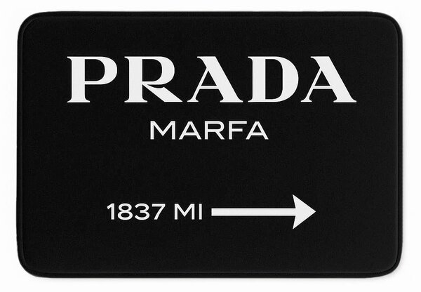 Set di tappetini per il bagno neri in velluto 2 pz 60x100 cm Prada – Mila Home