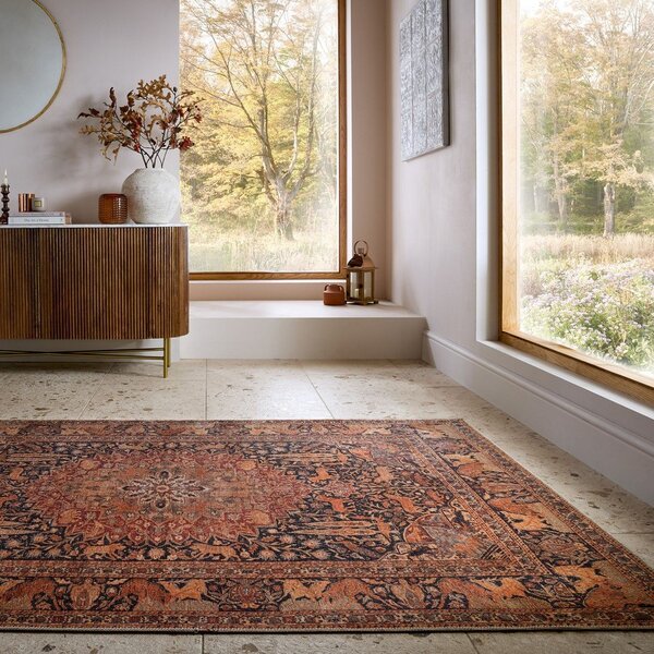 Tappeto burgundy lavabile 152x230 cm Nico Global – Flair Rugs