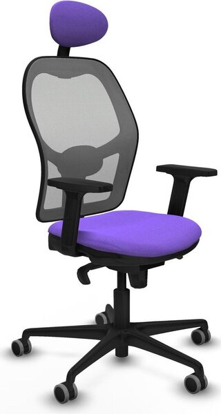 Sedia da ufficio con poggiatesta Piqueras y Crespo 2D036G1 Viola