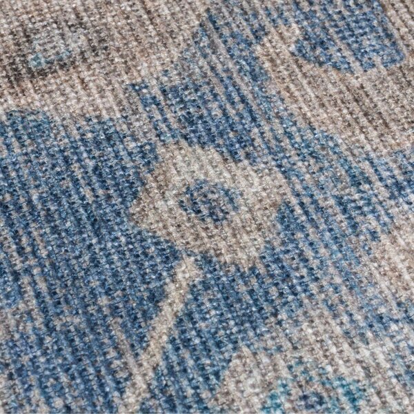 Tappeto blu lavabile 190x290 cm Orelia Global – Flair Rugs